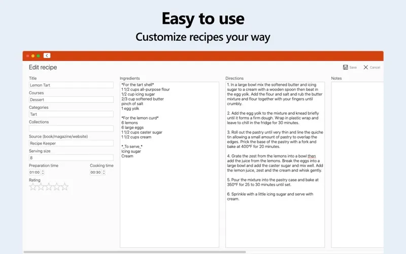 Recipe Keeper screenshot 5