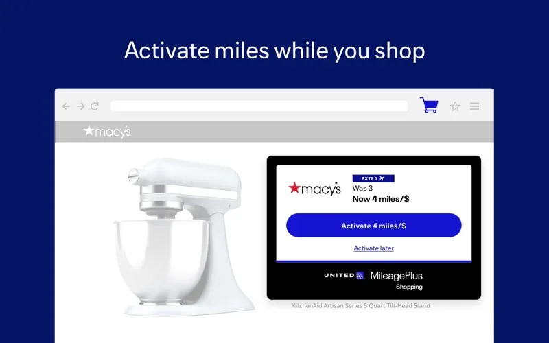 United MileagePlus Shopping screenshot 2