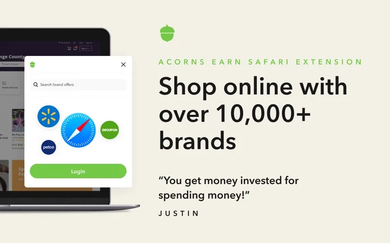 Acorns Earn for Safari screenshot 2