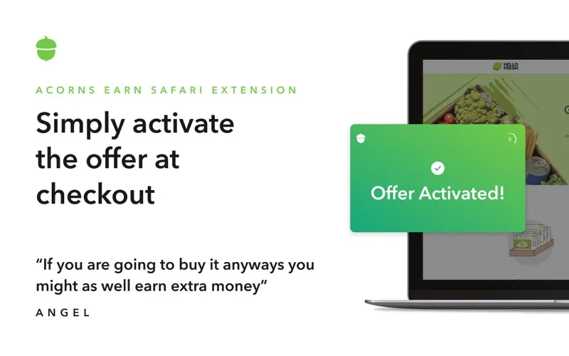 Acorns Earn for Safari screenshot 3