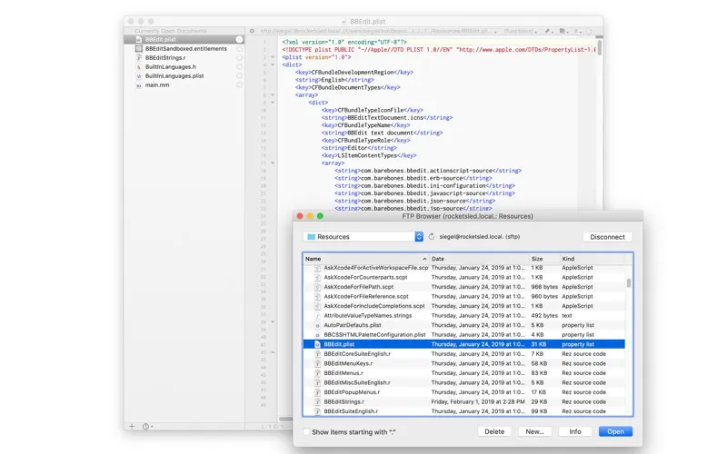 BBEdit screenshot 10