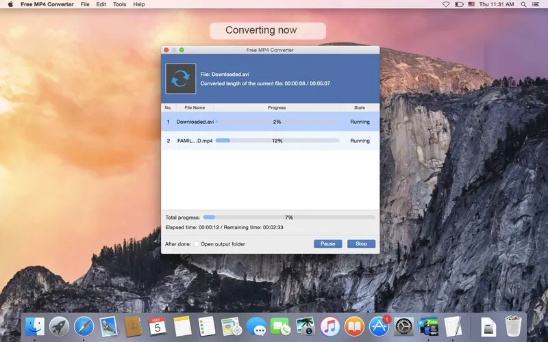 Free MP4 Converter screenshot 4