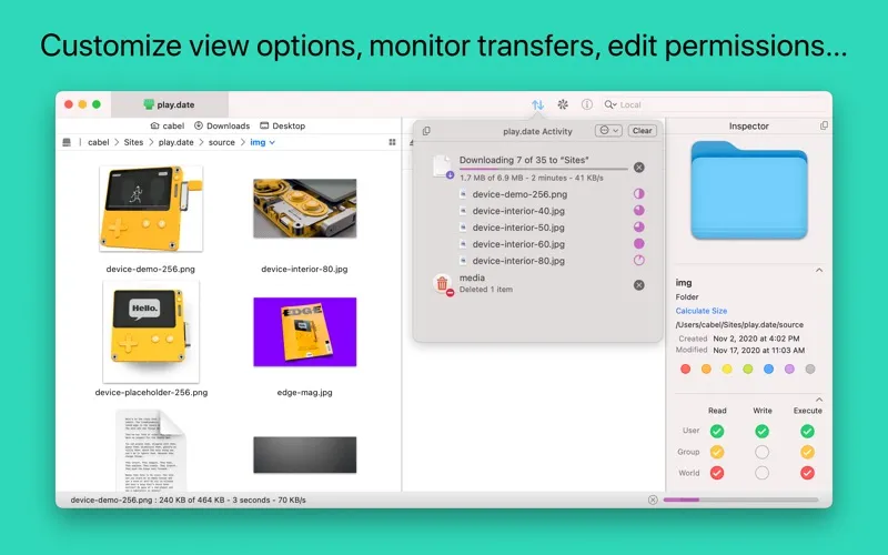Transmit 5 screenshot 2
