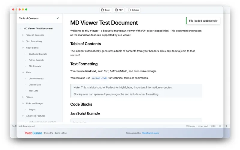 MD-Viewer screenshot 2
