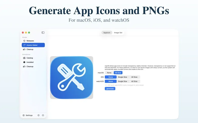 DevTools for Xcode, Homebrew screenshot 5