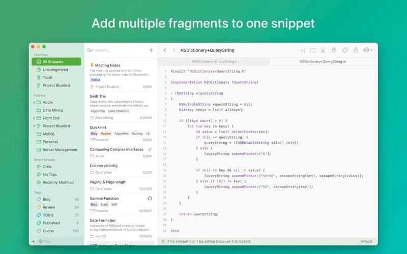 SnippetsLab screenshot 2