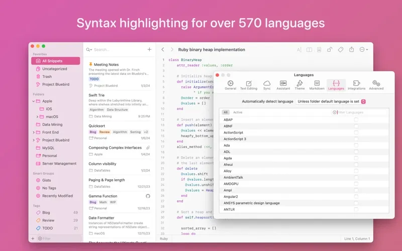 SnippetsLab screenshot 4