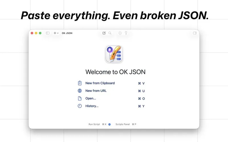 OK JSON screenshot 2