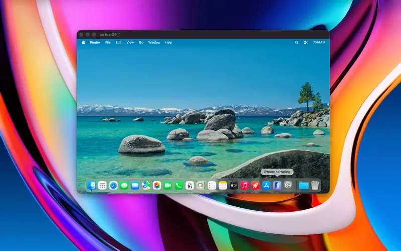 virtualOS VM screenshot 2