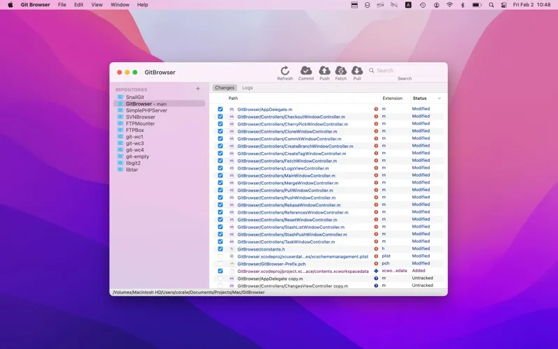 Git Browser Lite screenshot 1