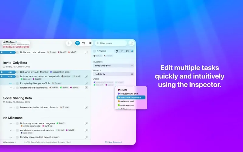 Taska for GitHub/GitLab Issues screenshot 6