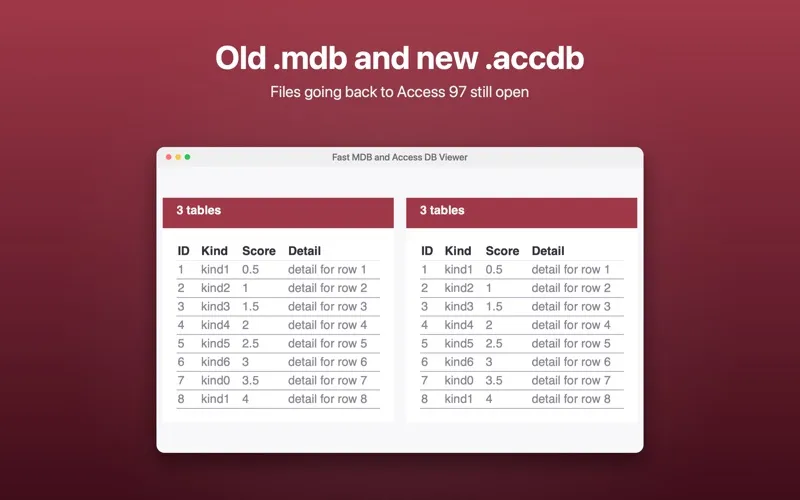 Access MDB Viewer screenshot 2