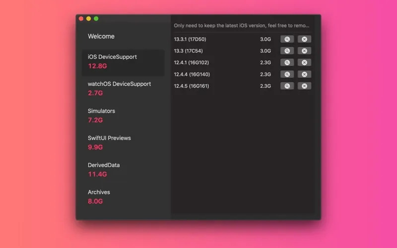 Cleaner for Xcode screenshot 3