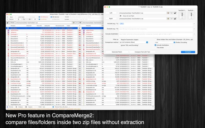 CompareMerge2 screenshot 1