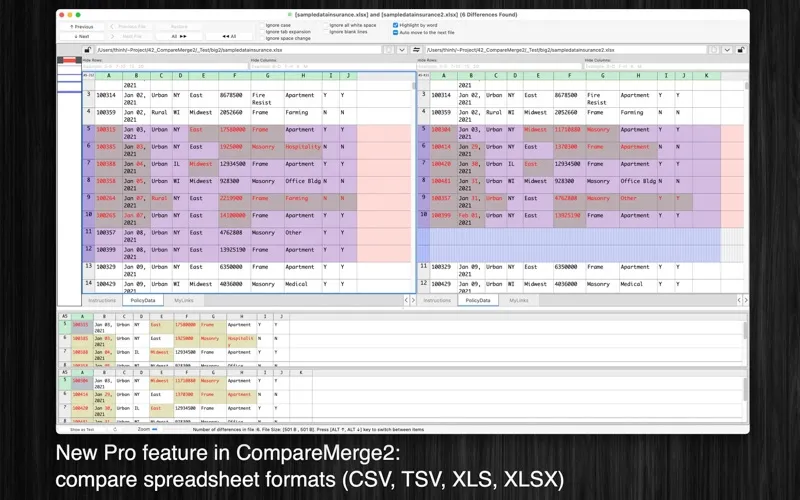CompareMerge2 screenshot 2