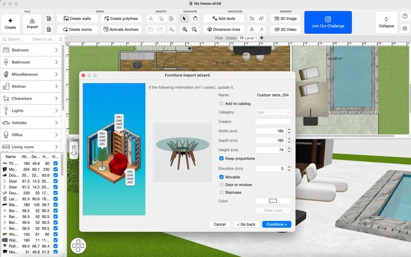 Sweet Home 3D Plan Your House screenshot 4