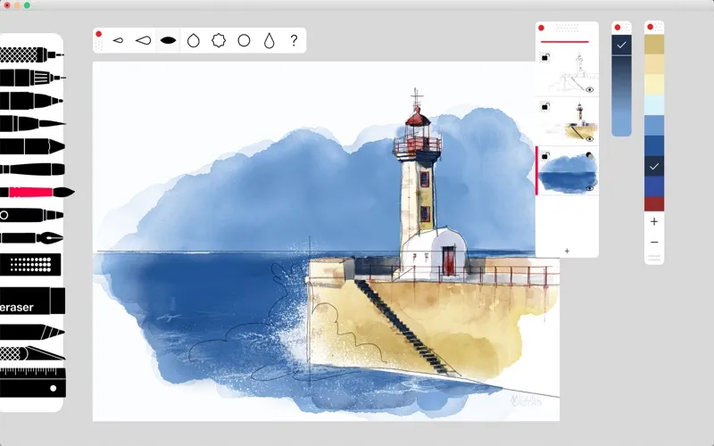 Tayasui Sketches screenshot 4