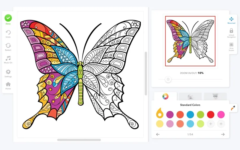 Epic Coloring Book for Adults screenshot 2