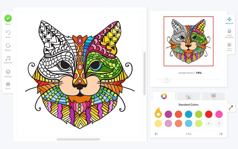Epic Coloring Book for Adults screenshot 4