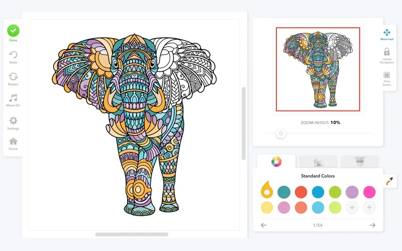 Epic Coloring Book for Adults screenshot 6