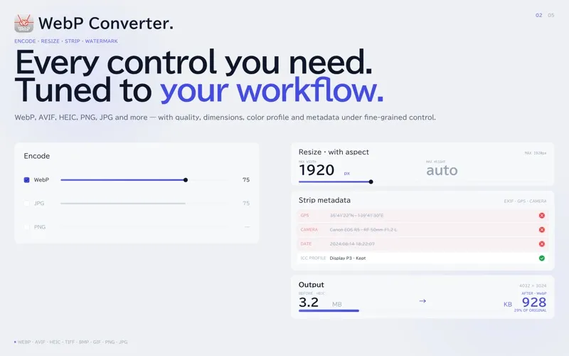 WebP Converter. screenshot 1