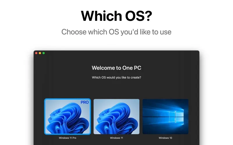 One PC screenshot 2