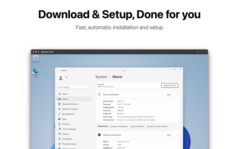 One PC screenshot 3