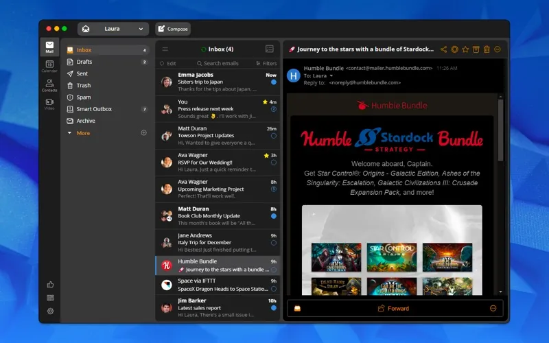BlueMail screenshot 3