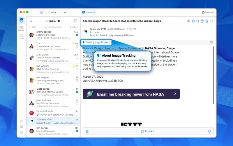 BlueMail screenshot 4