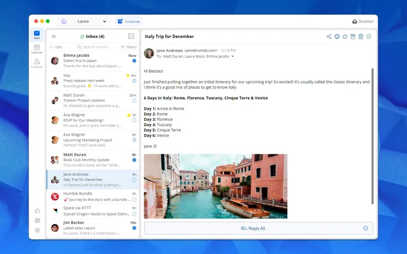 BlueMail screenshot 5