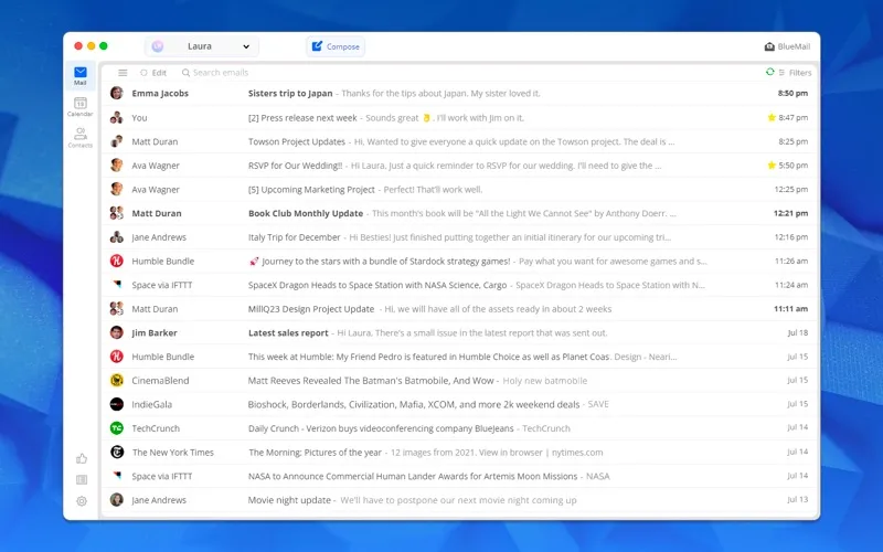BlueMail screenshot 9