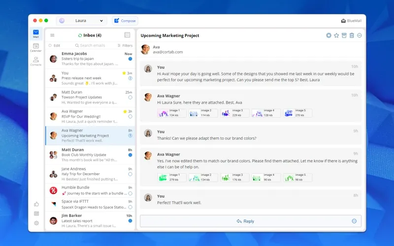 BlueMail screenshot 10
