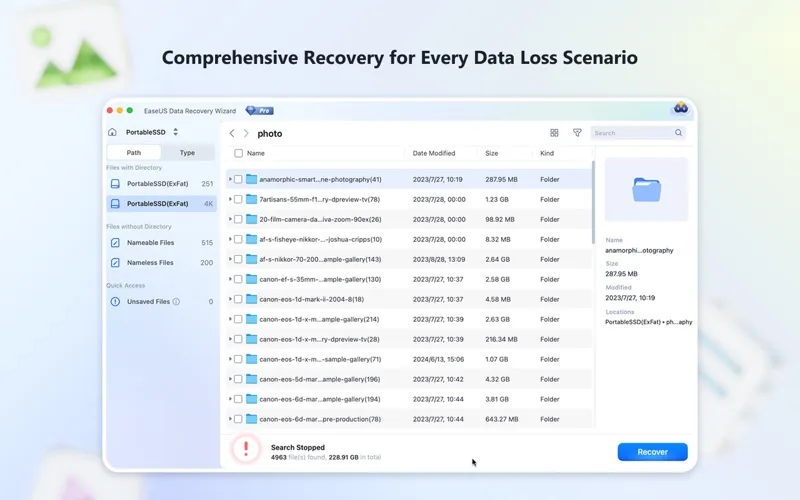 EaseUS Data Recovery Wizard screenshot 3