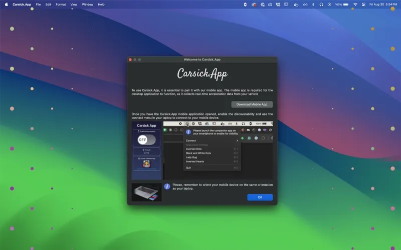 Carsick.App screenshot 1