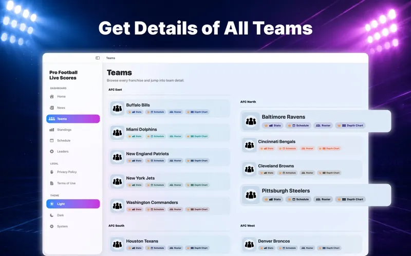 Sports League For Football screenshot 3