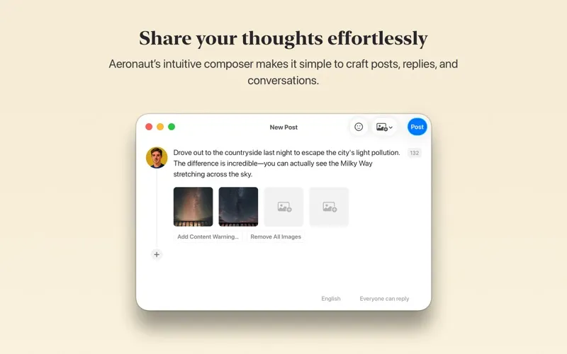 Aeronaut for Bluesky screenshot 2