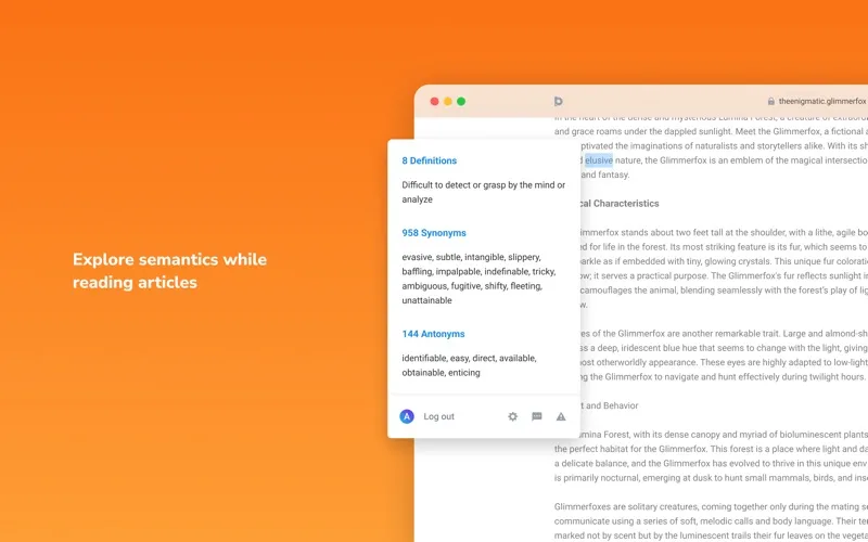 Power Thesaurus for Safari screenshot 2