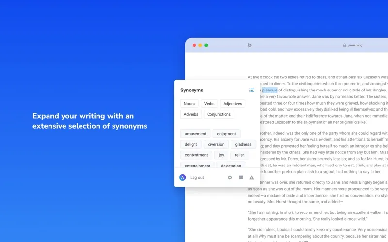 Power Thesaurus for Safari screenshot 3