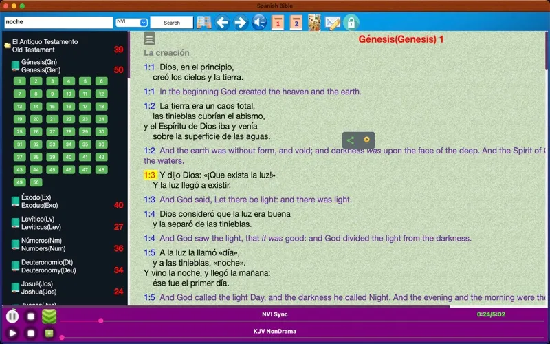 Spanish-English Audio Bible screenshot 3