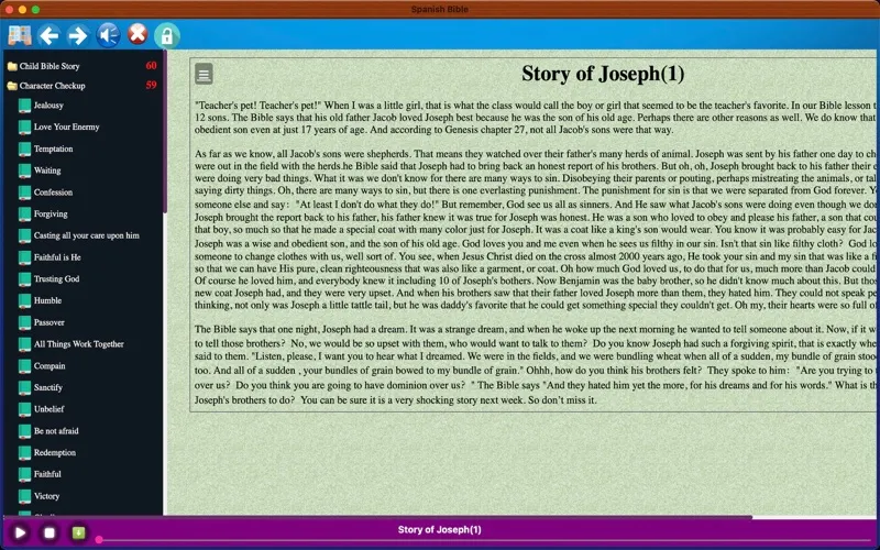 Spanish-English Audio Bible screenshot 5