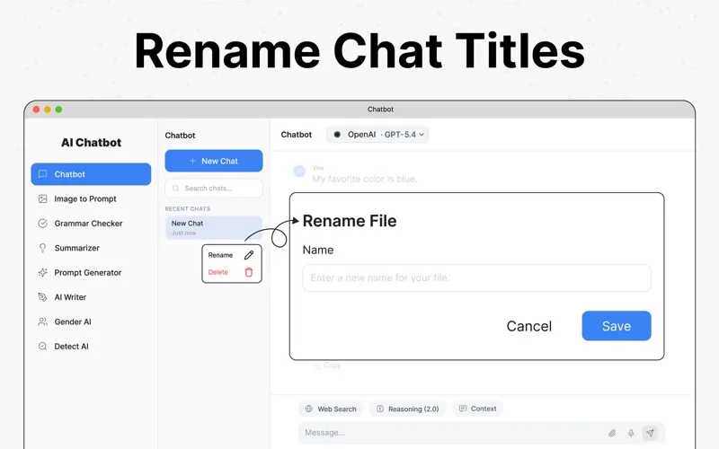 Chatbot screenshot 4