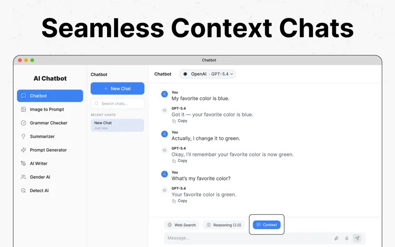 Chatbot screenshot 5