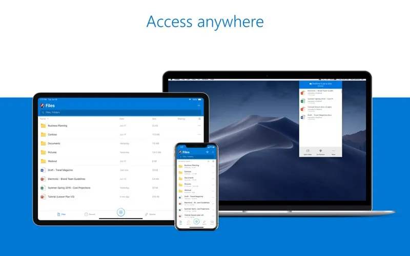 OneDrive screenshot 1