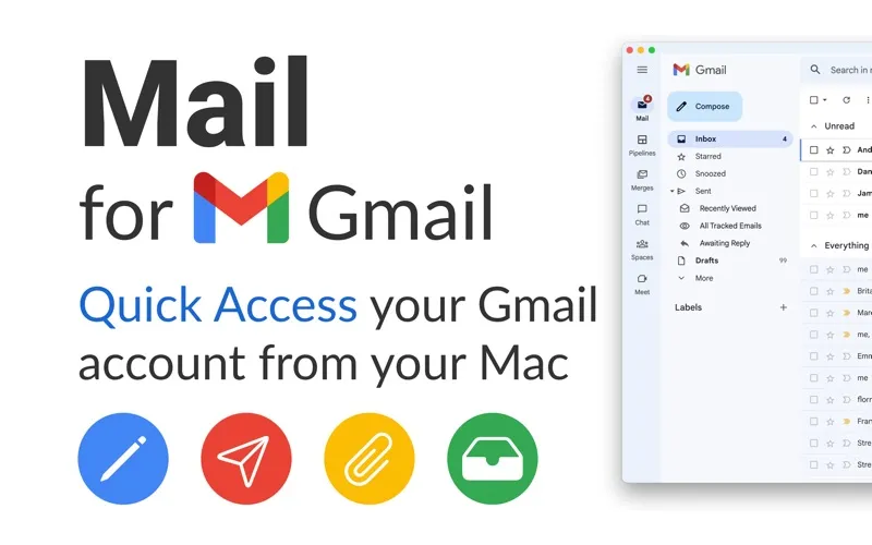 Mail for Gmail screenshot 1