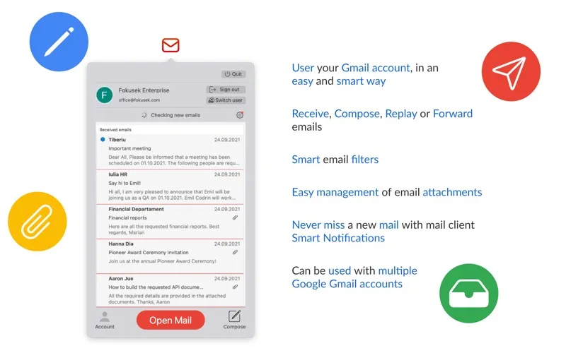 Mail for Gmail screenshot 3