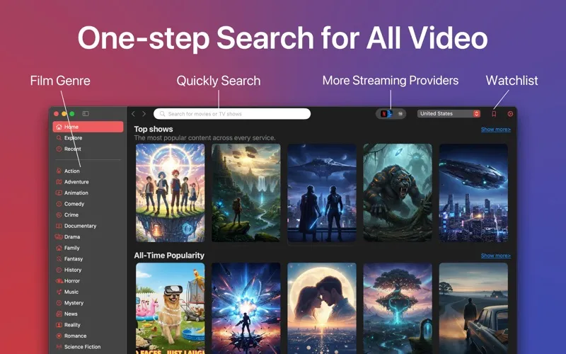 Streaming for Netflix screenshot 1