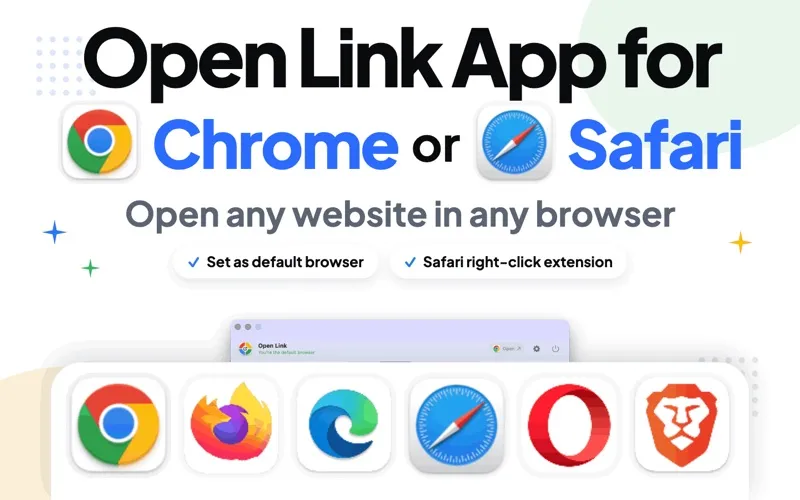 Open Link for Chrome & Firefox screenshot 1