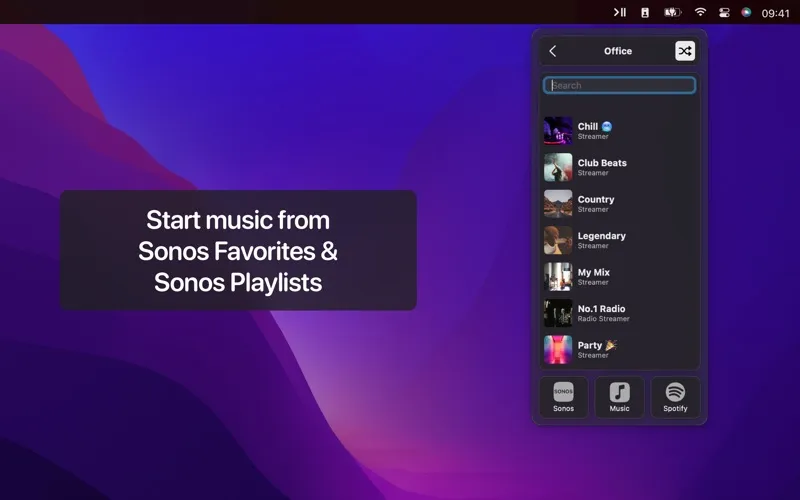 Menu Bar Controller Lite screenshot 1