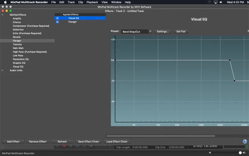 MixPad Multitrack Recorder screenshot 4