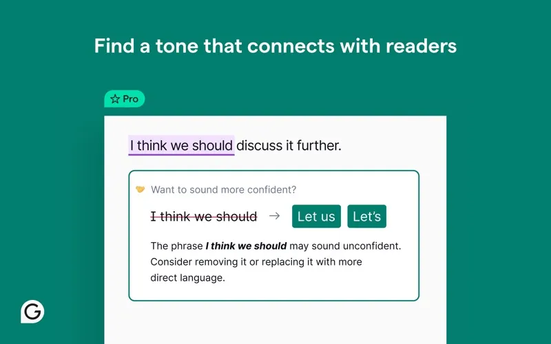 Grammarly screenshot 2